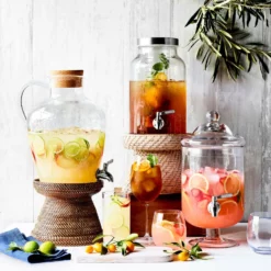 Short Footed Glass Beverage Dispenser -Deals BAR Store short footed glass beverage dispenser 202240 0023 short footed glass beverage dispenser z