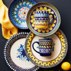 Sicily Dinner Plate, Blue Rim 10 Sicily Dinner Plate, Blue Rim -Deals BAR Store sicily blue rim dinner plates 202240 0009 sicily ceramic dinner plates blue rim z