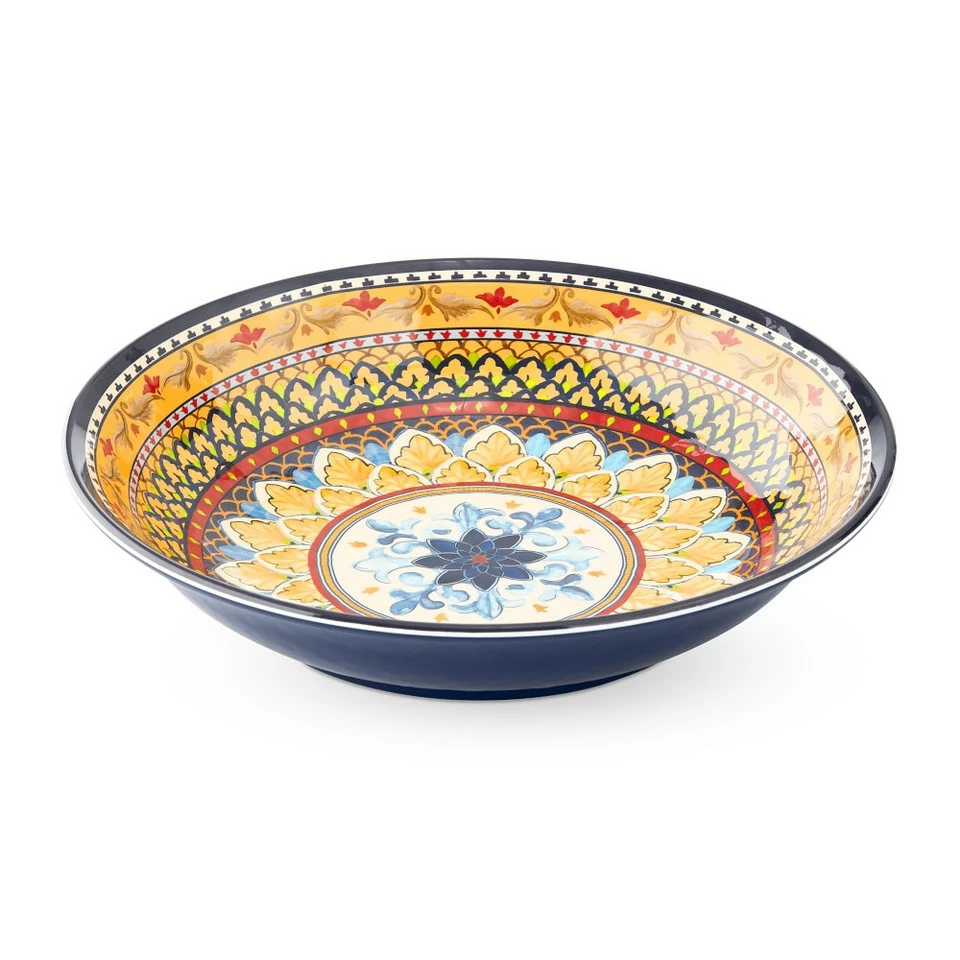 Sicily Outdoor Melamine Serving Bowl 3 Sicily Outdoor Melamine Serving Bowl - Image 2
