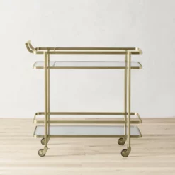 Truman Bar Cart - Antique Brass -Deals BAR Store truman bar cart 202237 0019 truman rectangular bar cart z