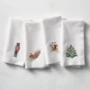 'Twas the Night Before Christmas Embroidered Napkins, Set of 4 -Deals BAR Store twas embroidered napkins 2020 202235 0016 img64z