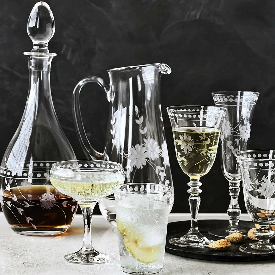 Vintage Etched Jug 7 Vintage Etched Jug - Image 5