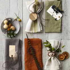 Italian Washed Linen Napkins, Set of 4 -Deals BAR Store washed linen napkins 202240 0069 italian washed linen napkins set of 4 z