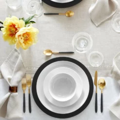 Italian Washed Linen Table Runner -Deals BAR Store washed linen table runner 202227 0173 italian washed linen table runner z