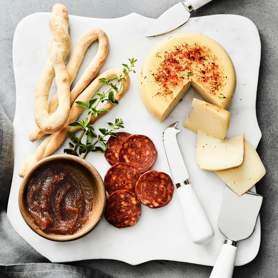 Scalloped White Marble Cheese Board 11 Scalloped White Marble Cheese Board - Image 10