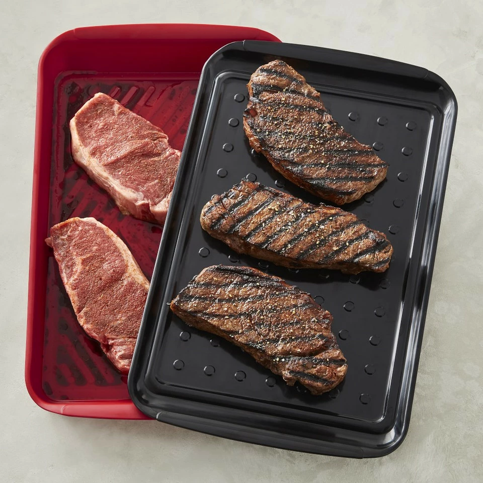 Williams Sonoma BBQ Marinade Tray 3 Williams Sonoma BBQ Marinade Tray