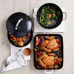 Williams Sonoma High Heat Non-Stick Outdoor Wok -Deals BAR Store williams sonoma high heat nonstick grill wok 202217 0030 williams sonoma high heat nonstick outdoor roaster z