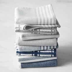 Williams Sonoma Super-Absorbent Multi-Pack Tea Towels, Set of 4