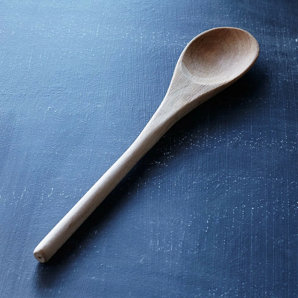 Williams Sonoma Open Kitchen Beechwood Long Spoon 6 Williams Sonoma Open Kitchen Beechwood Long Spoon - Image 4