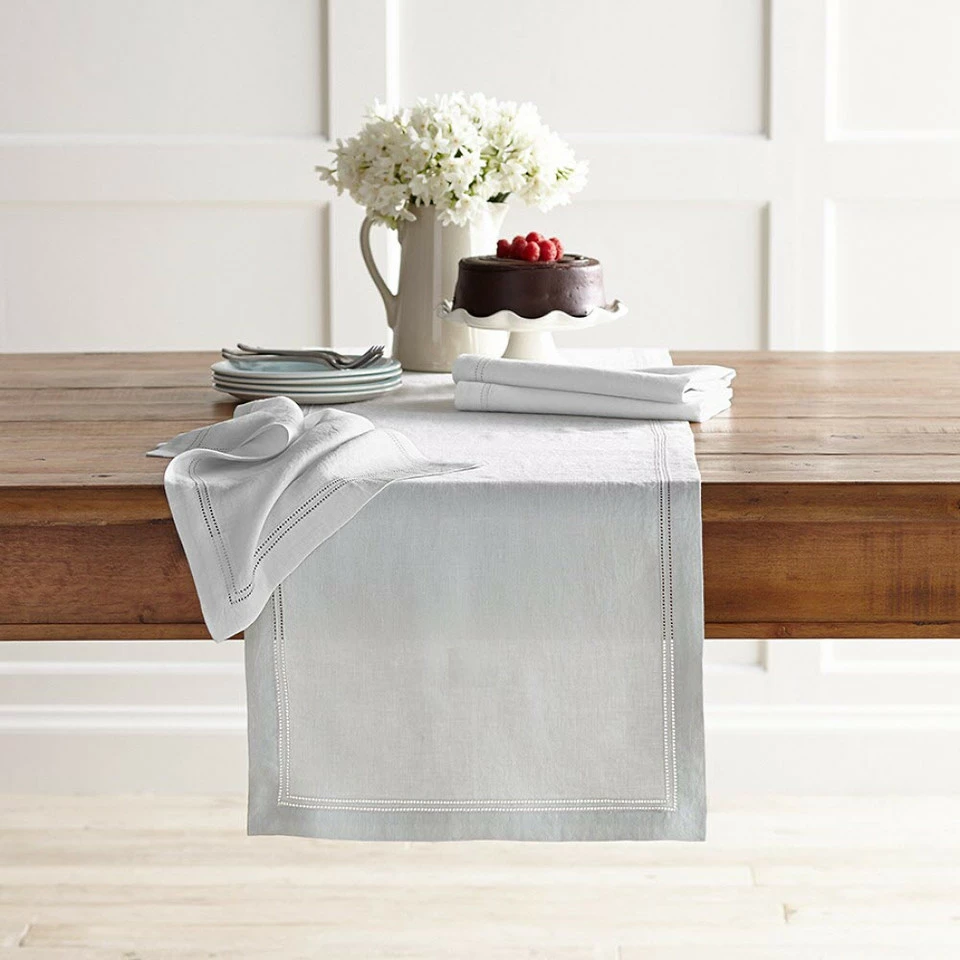 Linen Double Hemstitch Linens Collection 5 Linen Double Hemstitch Linens Collection - Image 3