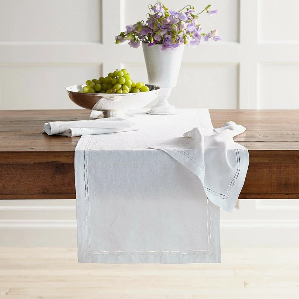 Linen Double Hemstitch Linens Collection 4 Linen Double Hemstitch Linens Collection - Image 2